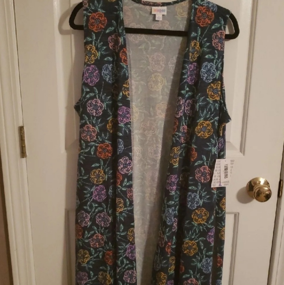 Lularoe Joy long vest size large